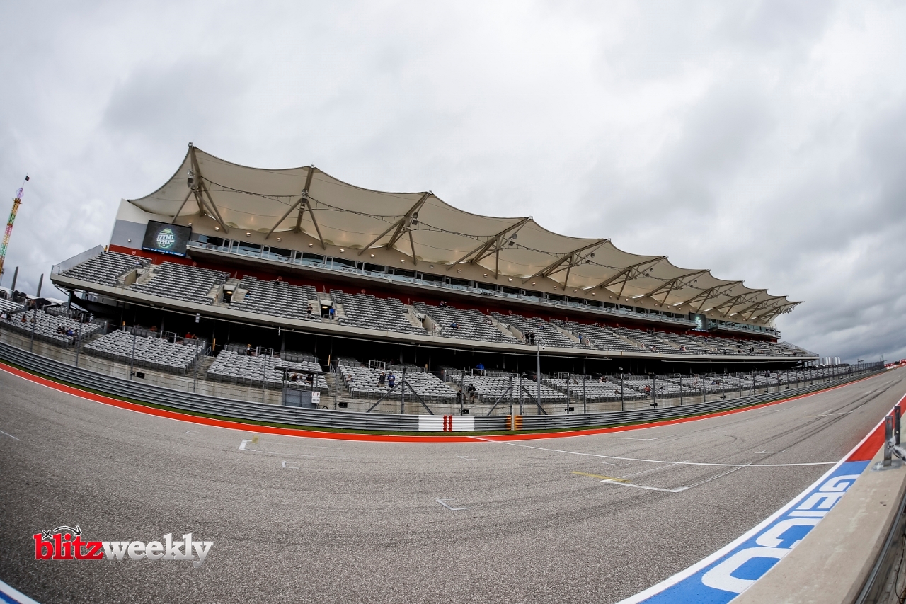 AUSTIN, TX - MAY 23: The stands at COTA during qualifying for the Inaugural EchoPark Automotive Texas Grand Prix on May 23, 2021 at the Circuit of The Americas in Austin, Texas. (Photo by Matthew Pearce/Icon Sportswire)