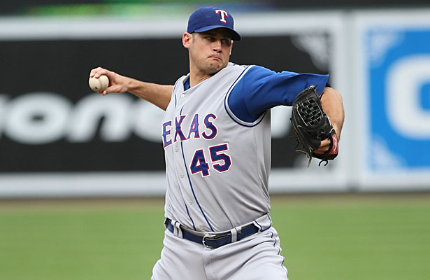 Jamey Wright pitched for the Texas Rangers in 2007-08 where In 2 seasons with the Rangers, he was 12-12 with a 4.41 ERA, pitching primarily out of the bullpen. Photo Courtesy: Keith Allison