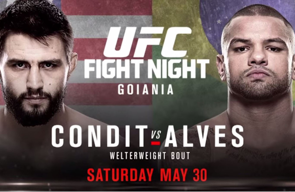 UFC Fight Night will take place on May 30th Photo Courtesy: Youtube 