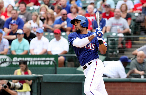 This season Elvis Andrus has been making up his fielding miscues with his bat. Photo Courtesy: Dominic Ceraldi
