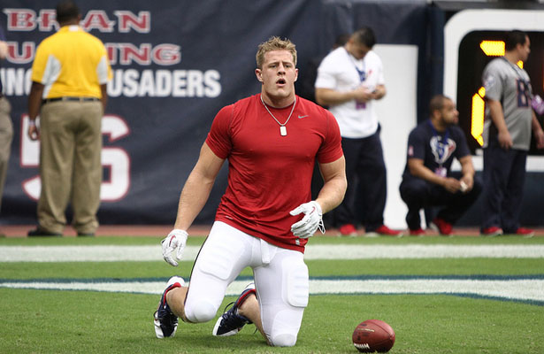 J.J. Watt and the Houston Texans get busy with camp today. Photo Courtesy: Rick Leal