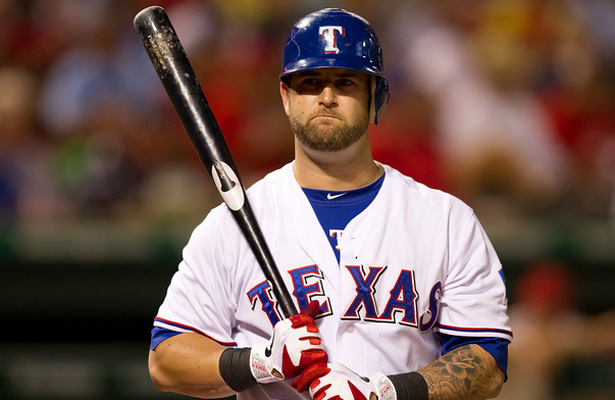 Rangers fans are excited to see Mike Napoli back on the team. Chances are he'll platoon with Mitch Moreland at first base. Photo Courtesy: Michael Kolch