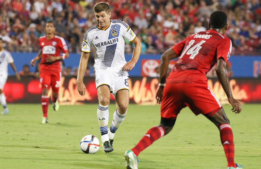 Steven Gerrard brought in new crowds in his first match at FC Dallas. Photo Courtesy: Michael Kolch