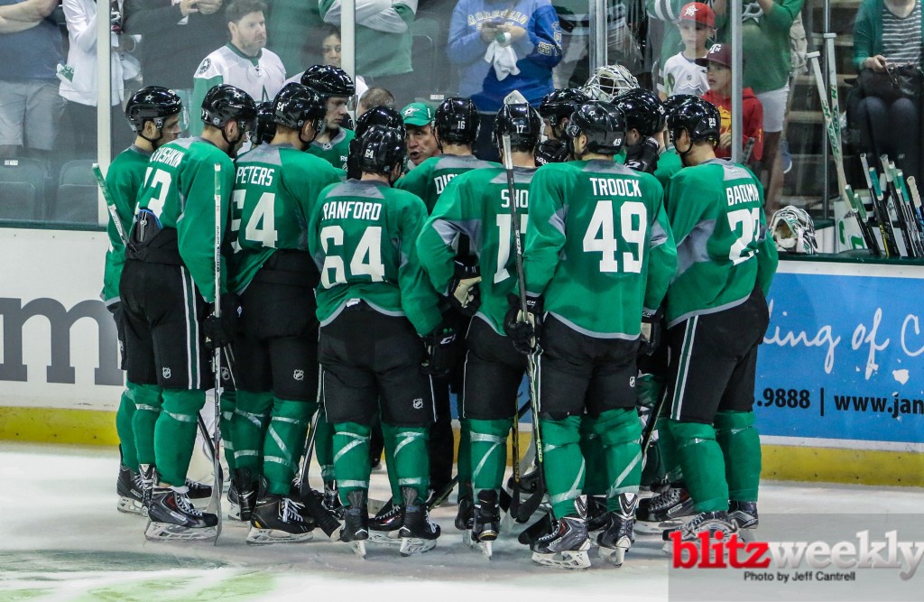 The Dallas Stars at training camp in the Cedar Park Center. Photo Courtesy: Jeff Cantrell