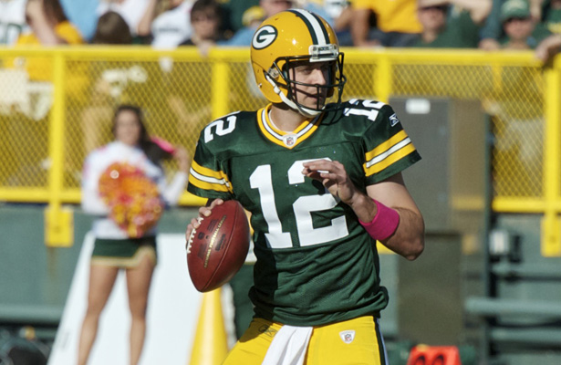 An aggressive Broncos defense will be targeting Packers QB Aaron Rodgers all game long. Photo Courtesy: Elvis Kennedy