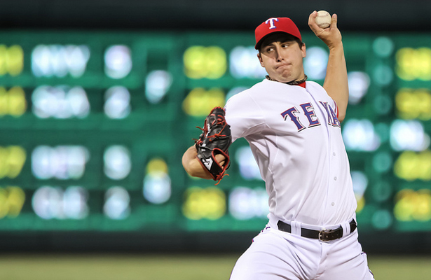 The Texas Rangers will rely on Derek Holland to take the mound in Game 4 against the Blue Jays. Photo Courtesy: Darryl Briggs
