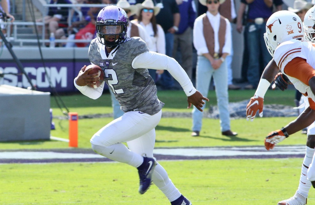 Trevone Boykin led the Horned Frogs to a route against the Texas Longhorns.