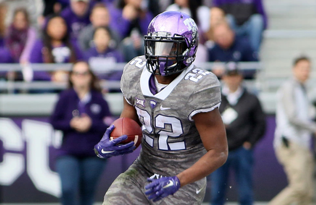 The TCU Horned Frogs are going to rely heavily on the services of RB Aaron Green to keep them in the game against the Sooners. Photo Courtesy: Dominic Ceraldi