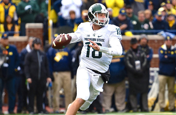 Will the Dallas Cowboys select Michigan State quarterback Connor Cook if he's available in the first round of the draft? Photo Courtesy: MGoBlog