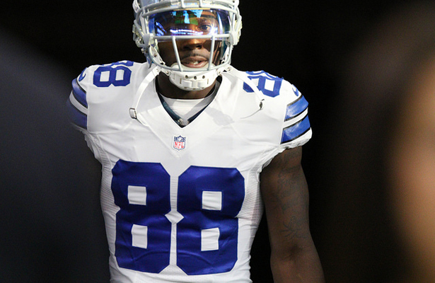 Dallas Cowboys WR Dez Bryant isn't 100%, but his dropped passes cost the Cowboys a win. Photo Courtesy: Michael Kolch
