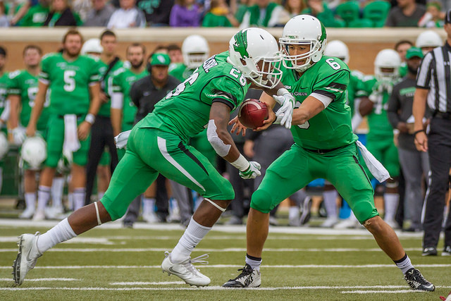 The Mean Green will rely on freshman QB Mason Fine to lead them to victory. Photo Courtesy: Sandy McAnally
