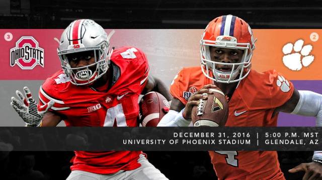 Today's Fiesta Bowl looks to be an epic battle between two great programs. Photo Courtesy: Fiesta Bowl Facebook Page
