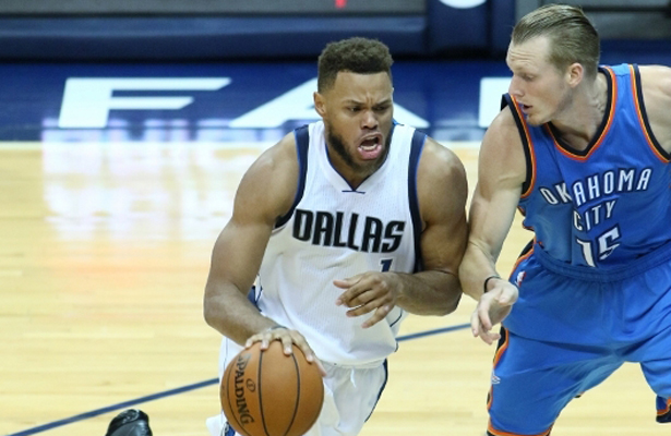 It seems like Justin Anderson is regressing this season which is a concern for the Mavericks. Photo Courtesy: Dominic Ceraldi