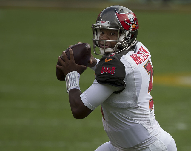 Buccaneers QB Jameis Winston has lived up to expectations as a #1 overall NFL draft pick. Photo Courtesy: Keith Allison