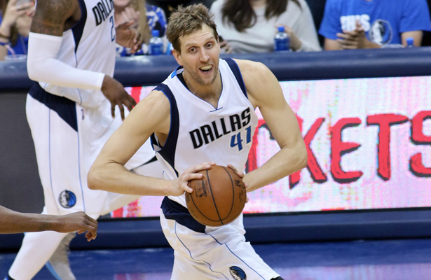 Dirk Nowitzki still has a lot in the tank for the Mavericks. Photo Courtesy: Dominic Ceraldi