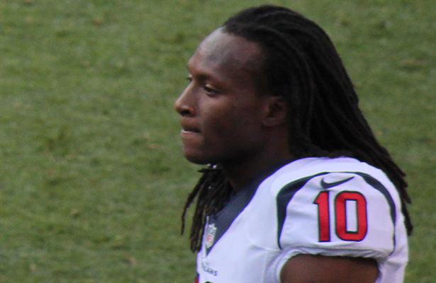 Texans WR DeAndre Hopkins should have no problems with his routes against the Browns on Sunday. Photo Courtesy: Jeffrey Beall