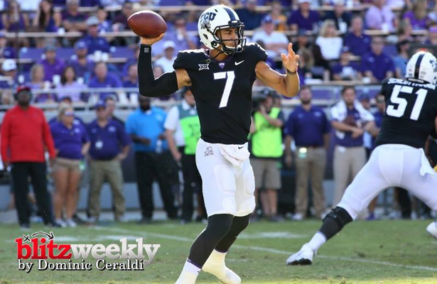 TCU QB Kenny Hill needs to play it cool against the Wildcats on Saturday. Photo Courtesy: Dominic Ceraldi